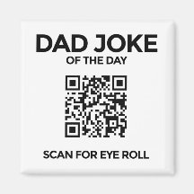L'aimant de blague de papa QR