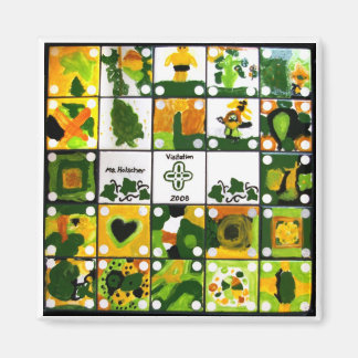 Aimant L'aimant de classe de Mme Holscher