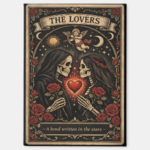 Aimant L'aimant de la carte Tarot des Amants gothique pou
