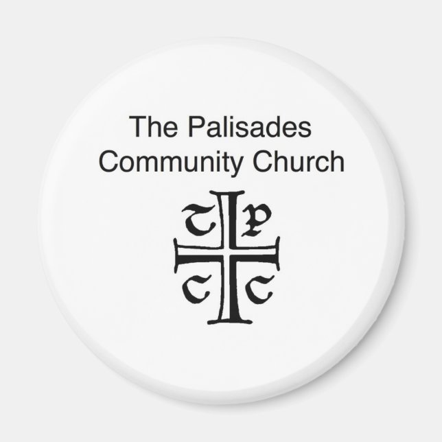 Aimant L'aimant de l'église communautaire des Palisades (Devant)
