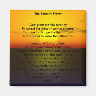 Aimant L'aimant de prière de sérénité