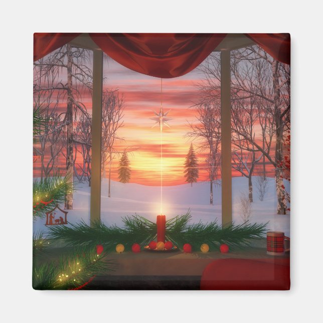 Aimant L'aimant de printemps du ciel (Devant)