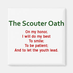 Aimant L'aimant de serment de Scouter