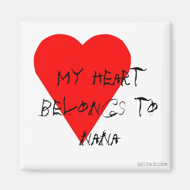 Aimant L'aimant du coeur de Nana (Devant)