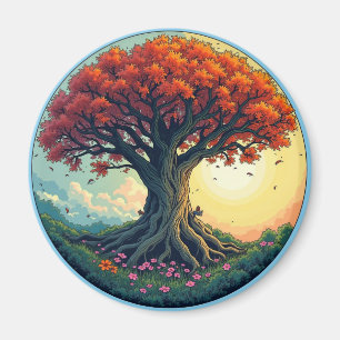 Aimant L'aimant frigorifique de l'arbre de vie