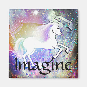 Aimant L'aimant heureux de licorne