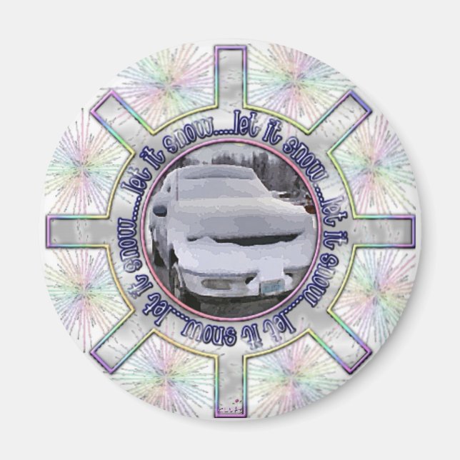 Aimant Laisser neiger (Devant)