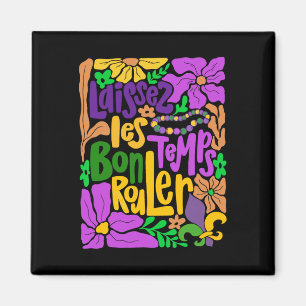 Aimant Laissez Les Bon Temps Rouler Mardi Gras Beads Boho