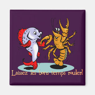 Aimant Laissez les bons temps rouler ! Mardi Gras