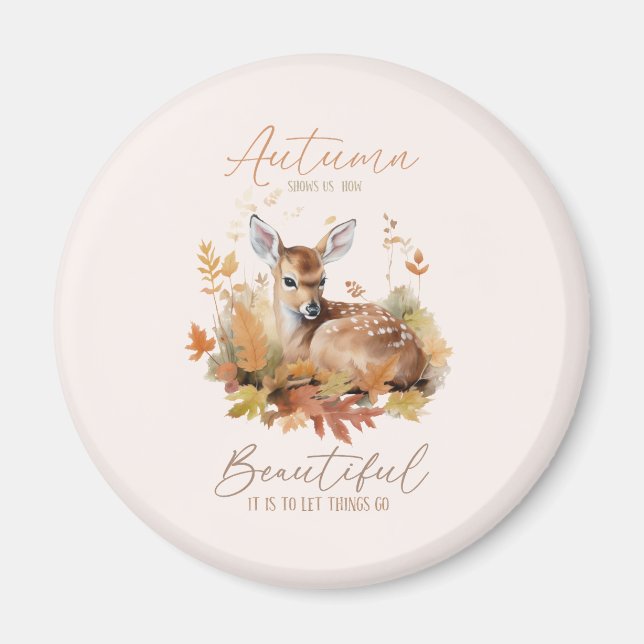 Aimant Laissez les choses passer l'automne (Devant)