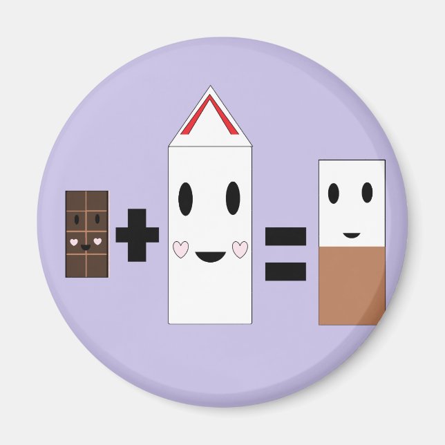 Aimant Lait au chocolat (Devant)