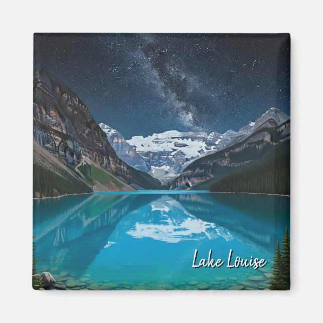 Aimant Lake Louise à la nuit du parc national Banff (Devant)