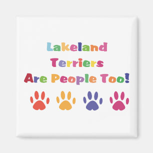 Aimant Lakeland Terriers sont aussi des gens