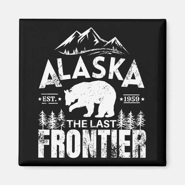 Aimant L'Alaska La Dernière Frontière (Devant)