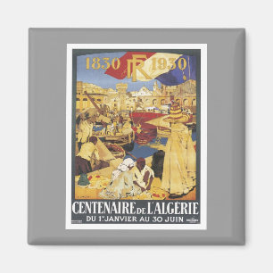 Aimant L'Algérie vintage Centenaire