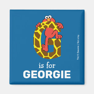 Aimant L'alphabet d'Elmo   G Girafe