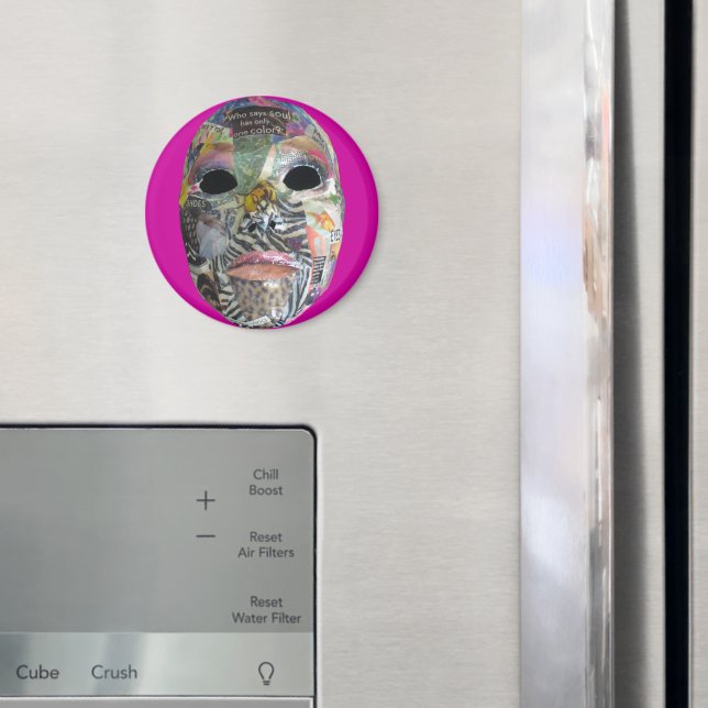 Aimant L'Âme Vient Dans Toutes Les Couleurs Masque (In situ (réfrigérateur))