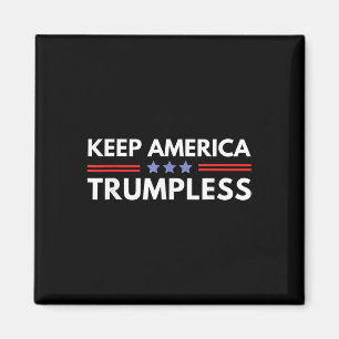 Aimant L'Amérique Trump Funny Anti Trump 2024 Pro Democr