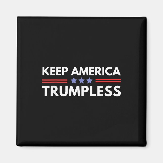 Aimant L'Amérique Trump Funny Anti Trump 2024 Pro Democr (Devant)