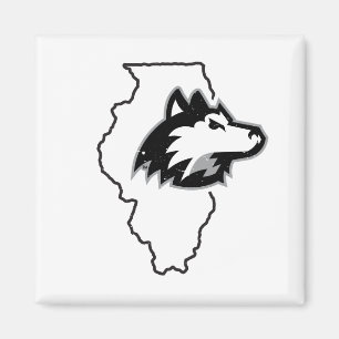 Aimant L'Amour de l'État de NIU Huskies