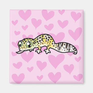 Aimant L'amour des geckos léopard