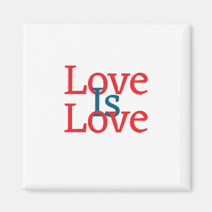 Aimant L'amour est amour orgueil rouge bleu juin LGBTQ te