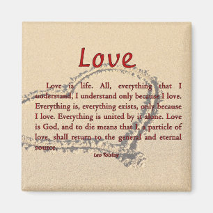Aimant L'amour est la vie