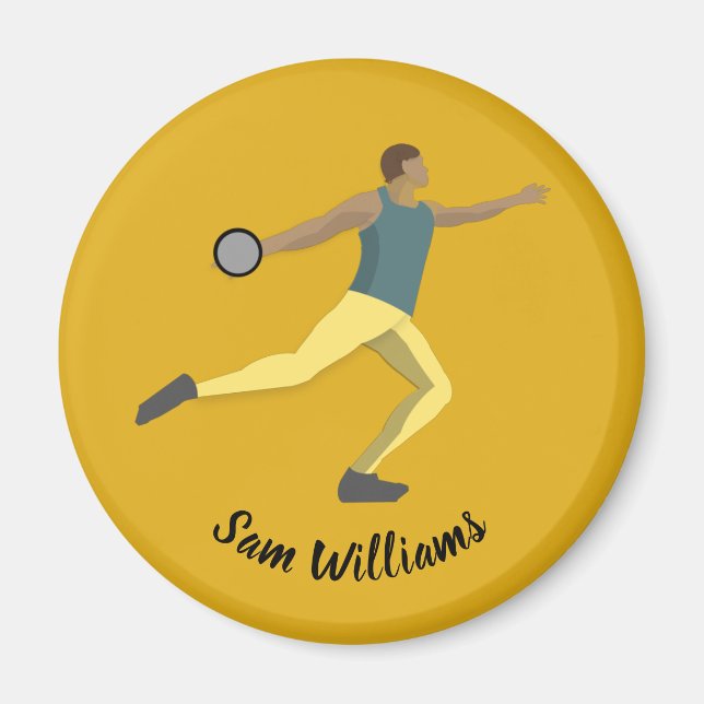 Aimant Lancement de Discus (Devant)