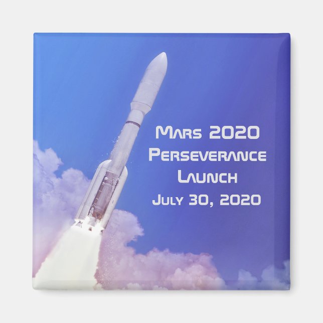 Aimant Lancement de la persévérance Mars 2020 (Devant)