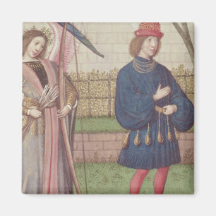 Aimant L'ange de l'amour apparaissant à un amant dans le