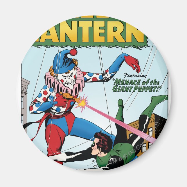 Aimant Lanterne verte contre clown (Devant)