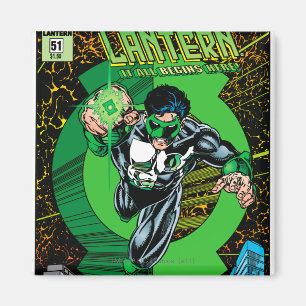 Aimant Lanterne verte - elle toute commence ici