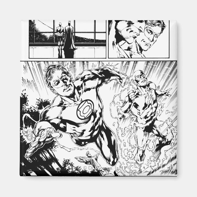 Aimant Lanterne verte et panneau Flash 2 (Devant)