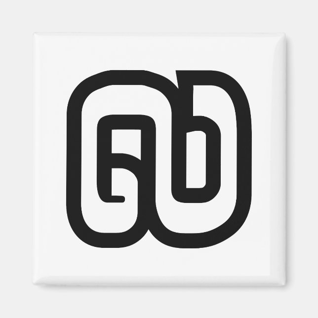 Aimant Lao / Laos Numéro Neuf / 9 / ໙ (Kao/Gao) Laotien (Devant)