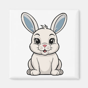 Aimant Lapin Blanc