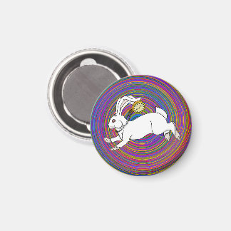 Aimant Lapin Blanc Chapelier Fou Graphiques Screwball