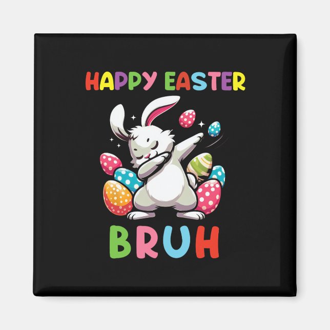 Aimant Lapin Dabing Pâques Bruh2 (Devant)
