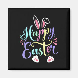 Aimant Lapin de Pâques heureux Chemises de Pâques de prin