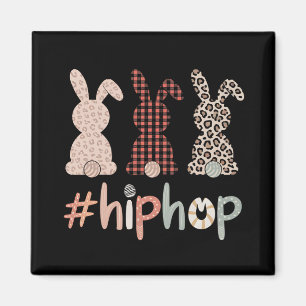 Aimant Lapin de Pâques Hip Hop Printemps Mignon