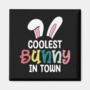 Aimant Lapin de Pâques le plus cool de la ville