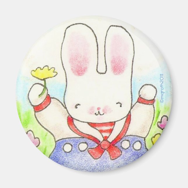 aimant lapin marin (Devant)
