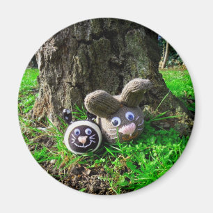 Aimant Lapins dans les bois