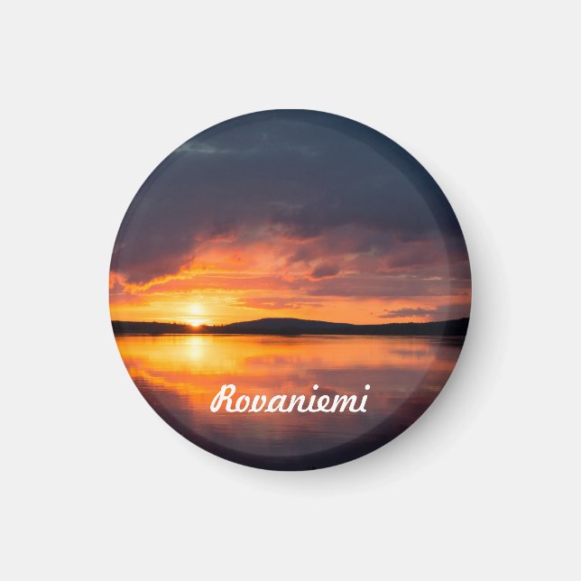 Aimant Lapland sunset (Devant)