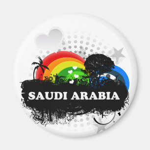Aimant L'Arabie Saoudite fruitée mignonne
