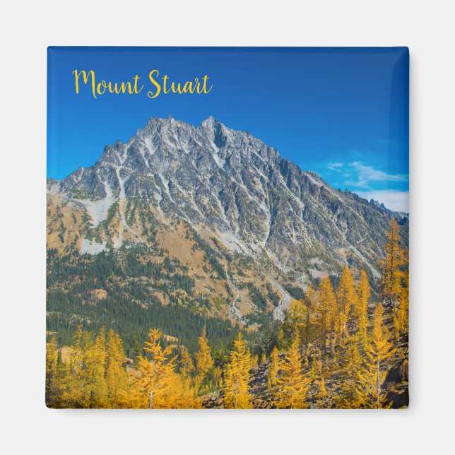 Aimant Larches d'automne du mont Stuart (Devant)