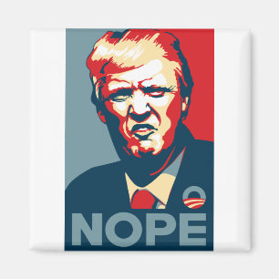 Aimant L'art de Trump Nope