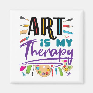 Aimant L'art est mon Artiste Thérapeutique L'art Artistiq
