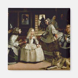 Aimant Las Meninas détail de la moitié inférieure représe