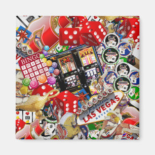 Aimant Las Vegas Icons - Gamblers Delight