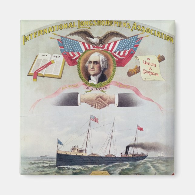 Aimant L'Association internationale des débardeurs (Devant)